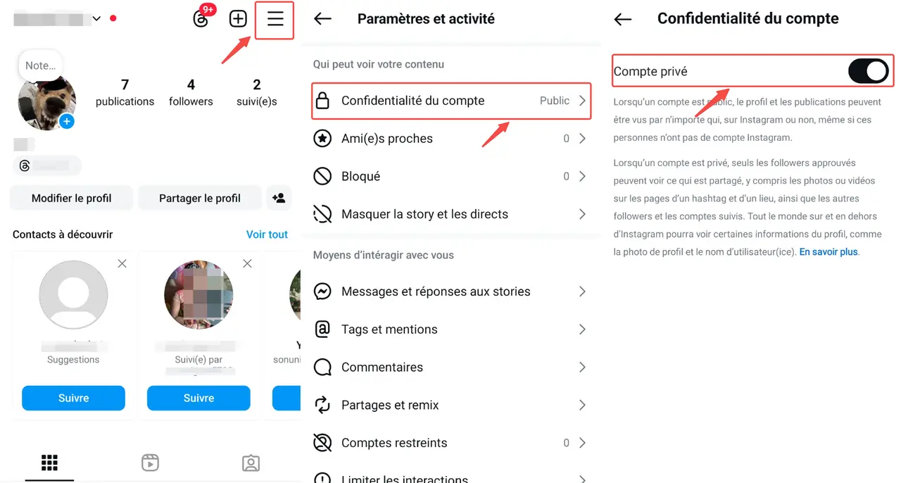 
Comment créer un compte privé sur Instagram 